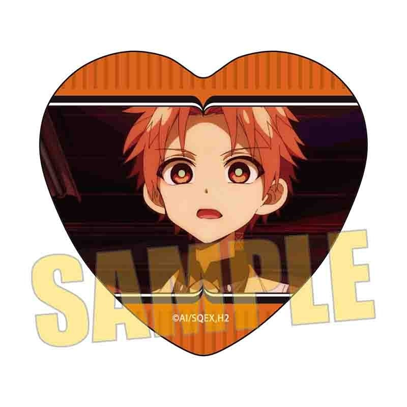 (Goods - Badge) TV Anime - Toilet-Bound Hanako-Kun 2 Memories Heart Button Badge Vol. 3 Akane Aoi (Clock Keeper)