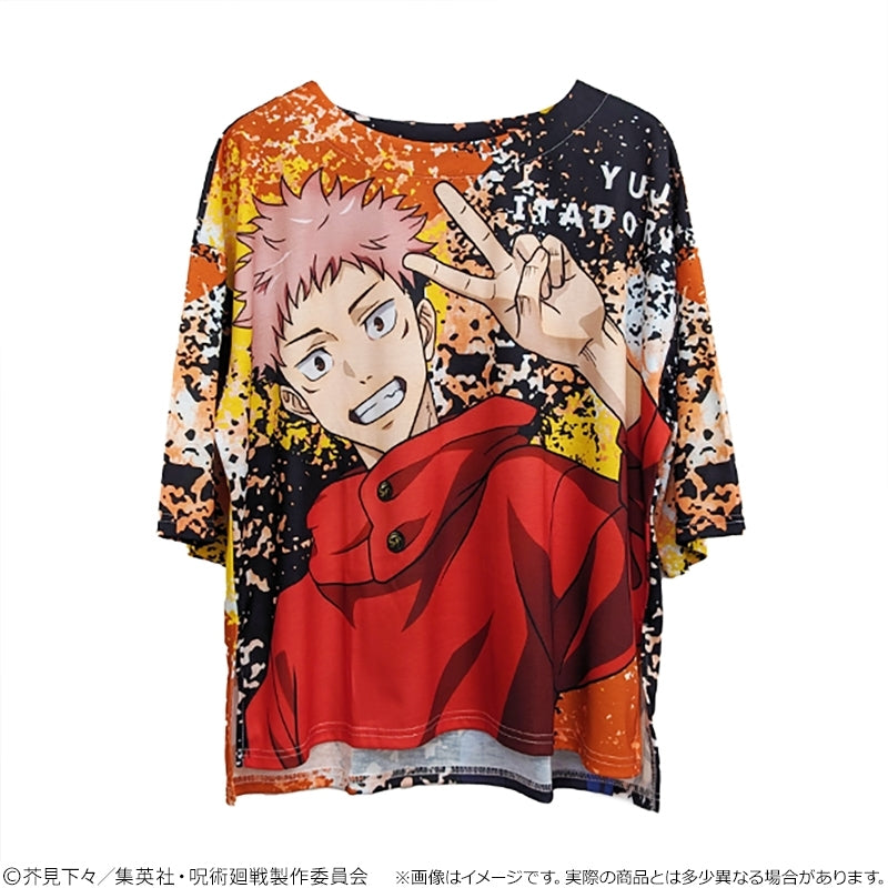 (Goods - Shirt) Jujutsu Kaisen Full Graphic T-shirt Yuji Itadori