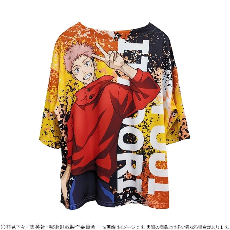 (Goods - Shirt) Jujutsu Kaisen Full Graphic T-shirt Yuji Itadori