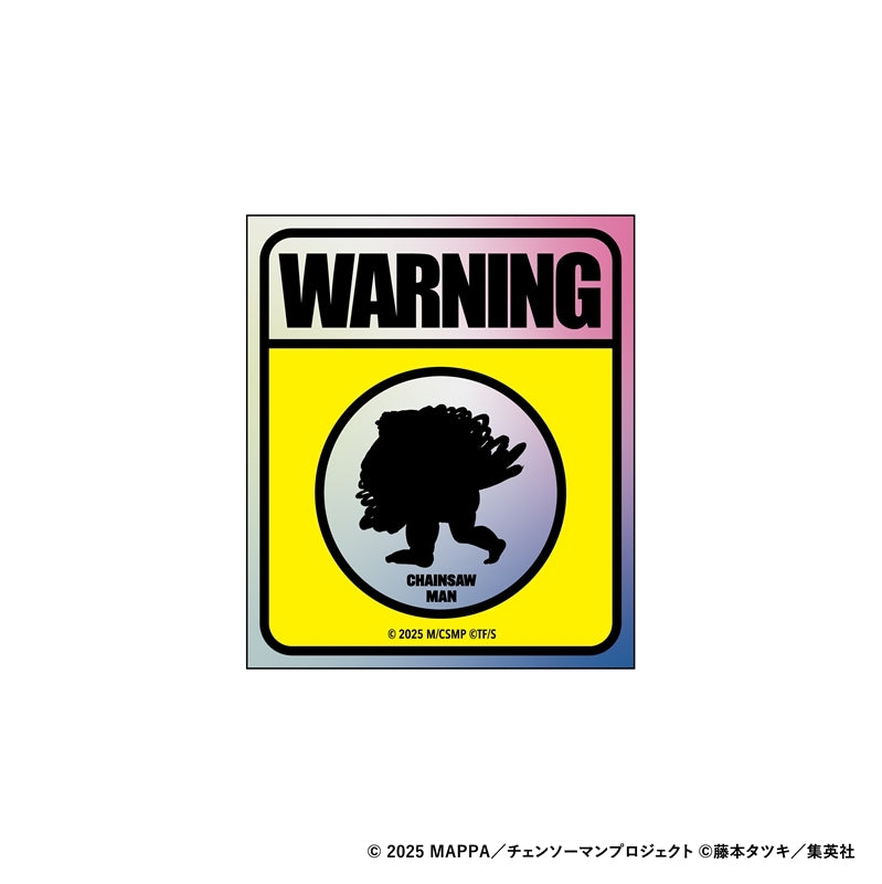 (Goods - Sticker) Chainsaw Man – The Movie: Reze Arc Attention Motif Sticker Typhoon Devil