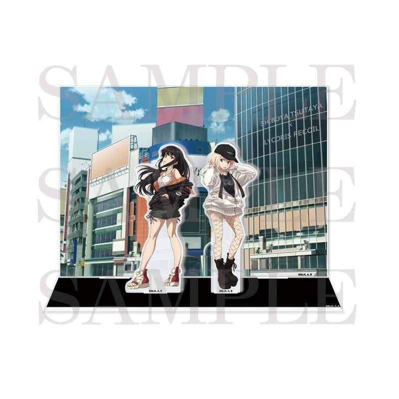 (Goods - Acrylic Stand) TV Anime Lycoris Recoil Diorama Acrylic Stand