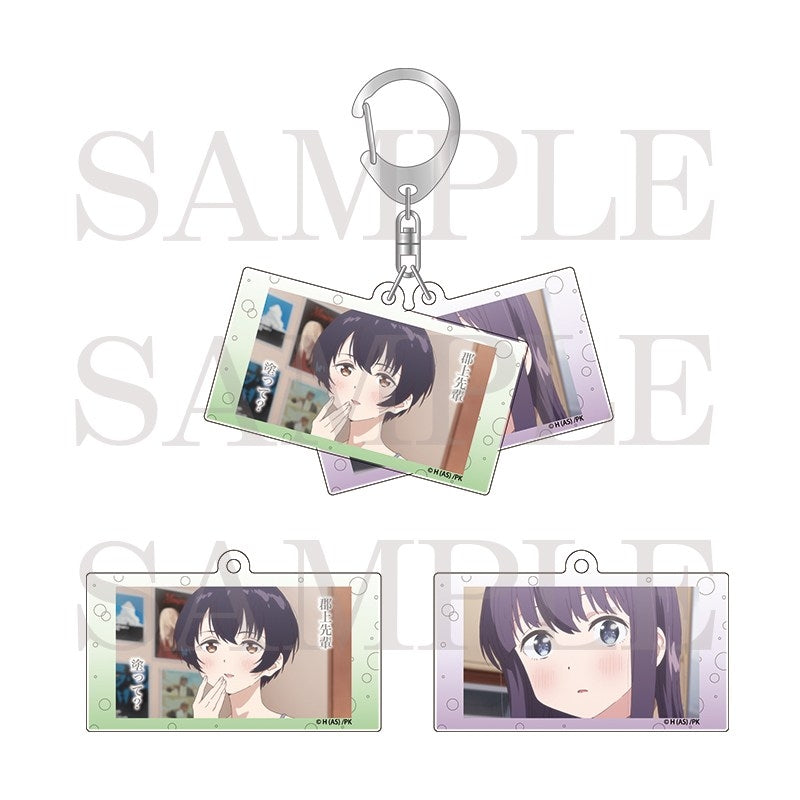 (Goods - Keychain) Kamiina Botan Fully Blossoms When Drunk Slide Acrylic Keychain Ep. 7