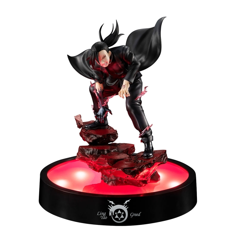 (Figure) Precious G.E.M. Series Fullmetal Alchemist Greed (Lin Yao) Complete Figure w/Light-up Base (Re-release)