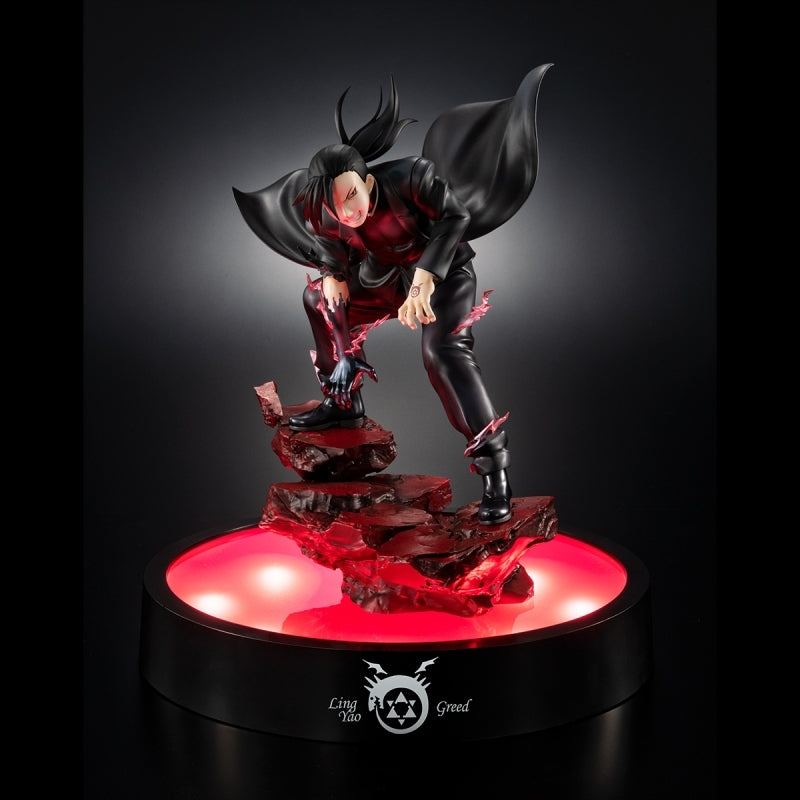 (Figure) Precious G.E.M. Series Fullmetal Alchemist Greed (Lin Yao) Complete Figure w/Light-up Base (Re-release)