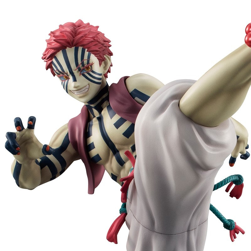(Figure) Demon Slayer: Kimetsu no Yaiba Upper Rank 3 Akaza G.E.M. Series Complete Figure (Re-release)