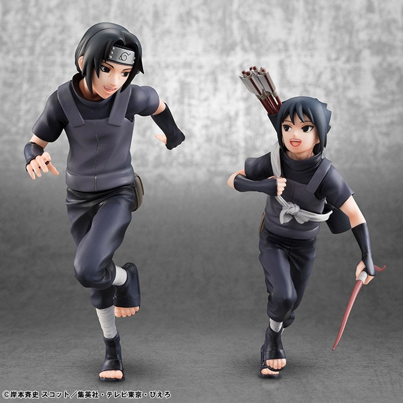 (Figure) G.E.M. Series NARUTO Shippuden Itachi & Sasuke Uchiha Complete Figure (Re-release)