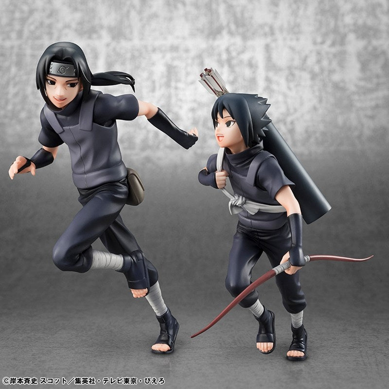 (Figure) G.E.M. Series NARUTO Shippuden Itachi & Sasuke Uchiha Complete Figure (Re-release)