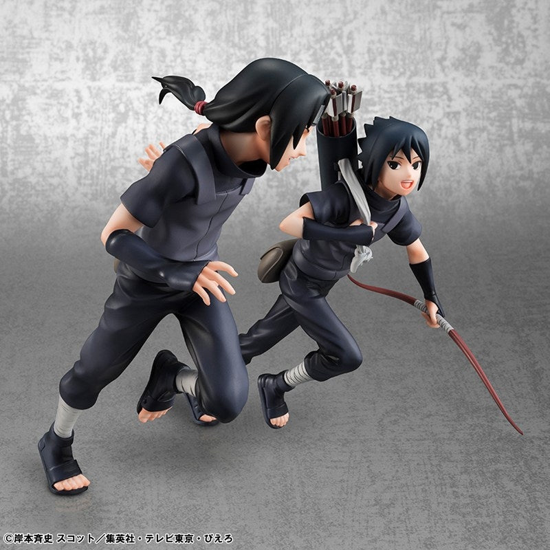 (Figure) G.E.M. Series NARUTO Shippuden Itachi & Sasuke Uchiha Complete Figure (Re-release)
