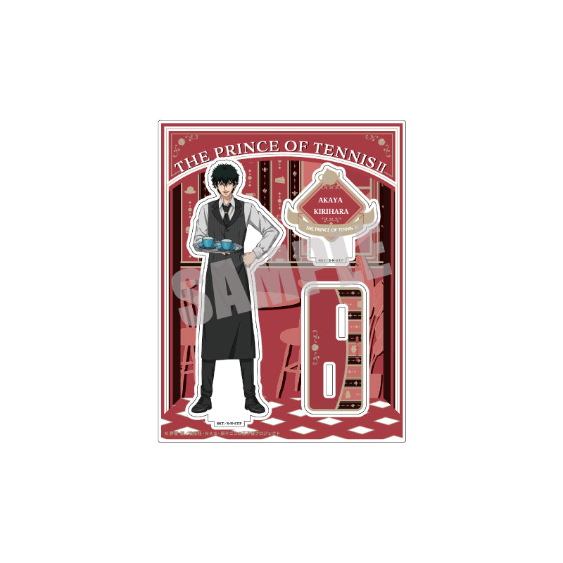 (Goods - Stand Pop) New Prince of Tennis Big Acrylic Stand Akaya Kirihara (Cafe ver.)