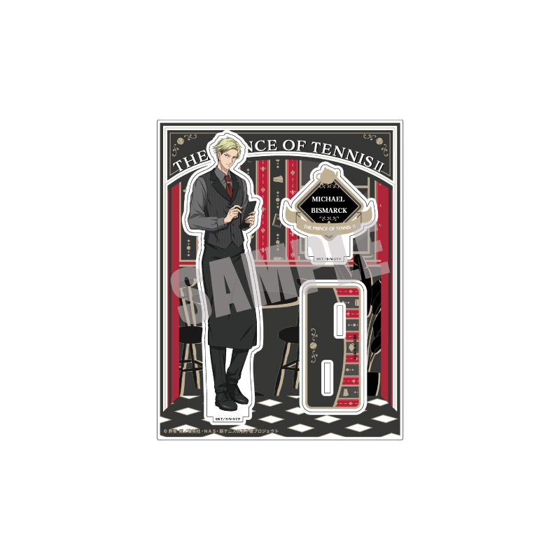 (Goods - Stand Pop) New Prince of Tennis Big Acrylic Stand Michael Bismarck (Cafe ver.)