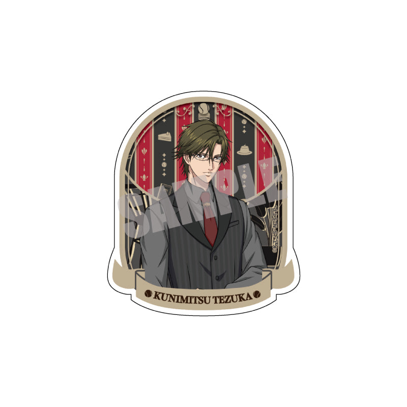 (Goods - Sticker) New Prince of Tennis Die-cut Sticker Kunimitsu Tezuka (Cafe ver.)