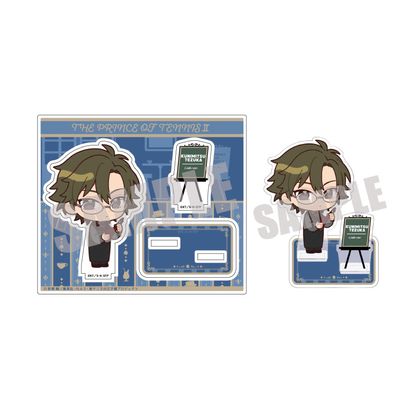 (Goods - Stand Pop) New Prince of Tennis Acrylic Stand Kunimitsu Tezuka MINI (Cafe ver.)