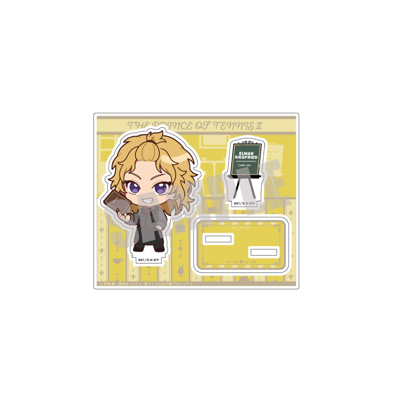 (Goods - Stand Pop) New Prince of Tennis Acrylic Stand Elmar Siegfried MINI (Cafe ver.)