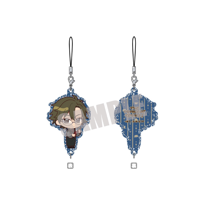 (Goods - Key Chain) New Prince of Tennis Glitter Chain Collection Kunimitsu Tezuka MINI (Cafe ver.)