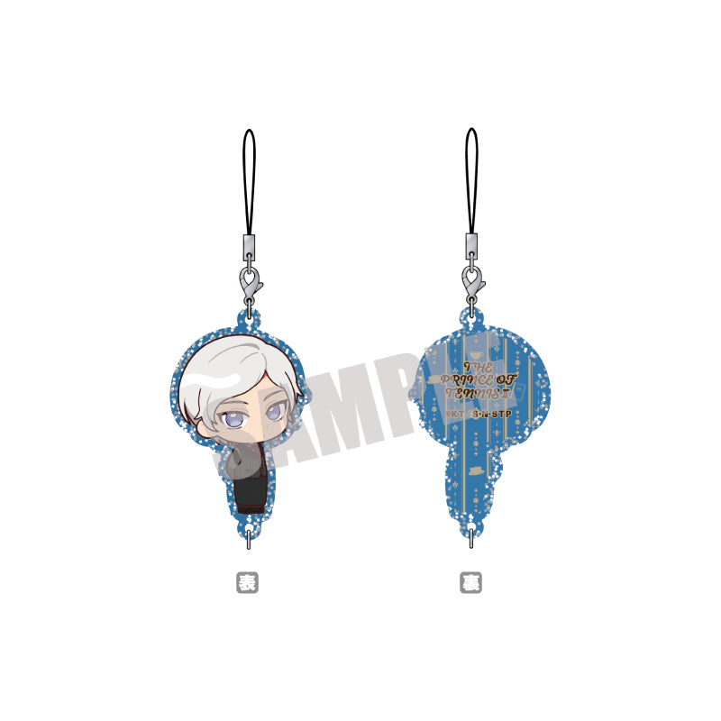 (Goods - Key Chain) New Prince of Tennis Glitter Chain Collection Q･P MINI (Cafe ver.)