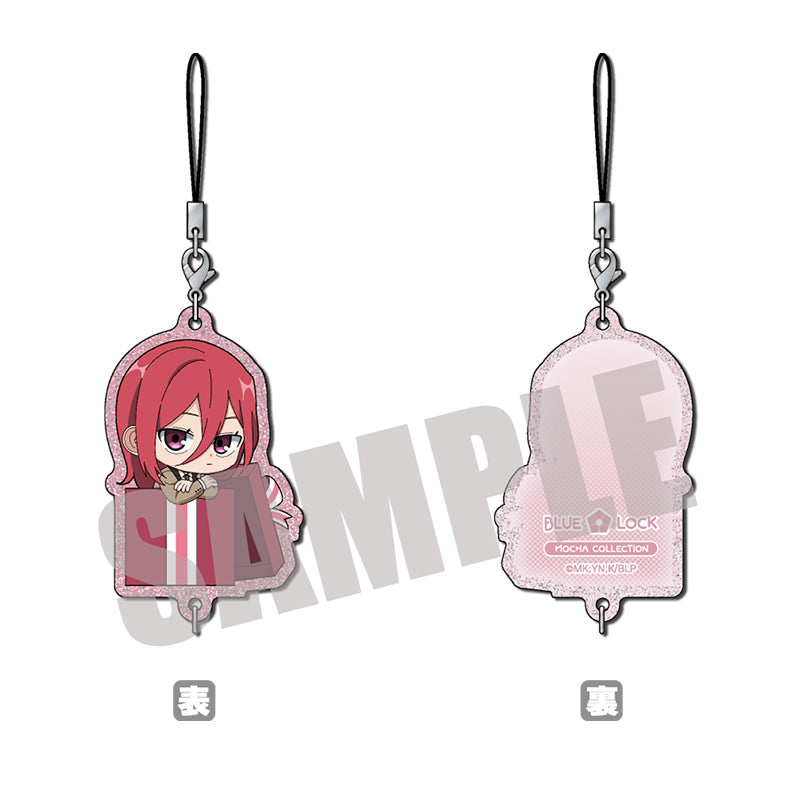 (Goods - Keychain) Blue Lock Glitter Chain Collection Hyoma Chigiri MOCHA ver.