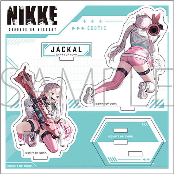 (Goods - Stand Pop) GODDESS OF VICTORY: NIKKE Adorable from Behind Acrylic Stand / Jackal