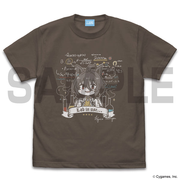 (Goods - Shirt) Uma Musume Pretty Derby Agnes Tachyon: Lab in use... T-Shirt - CHARCOAL