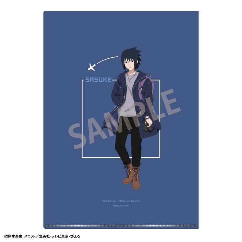 (Goods - Clear File) NARUTO Shippuden A4 Single Clear File Sasuke Uchiha/Fun Trip