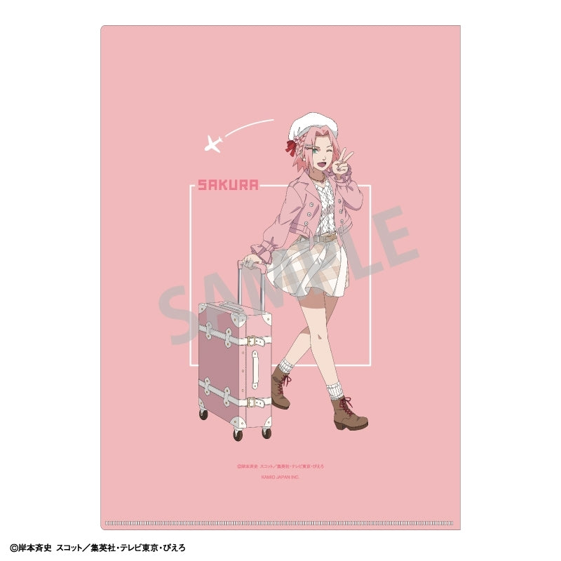 (Goods - Clear File) NARUTO Shippuden A4 Single Clear File Sakura Haruno/Fun Trip