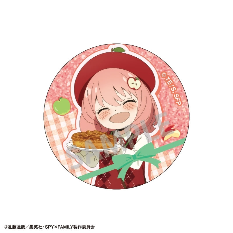 (1BOX=6)(Goods - Badge) SPY x FAMILY Trading Glitter Button Badge/Food