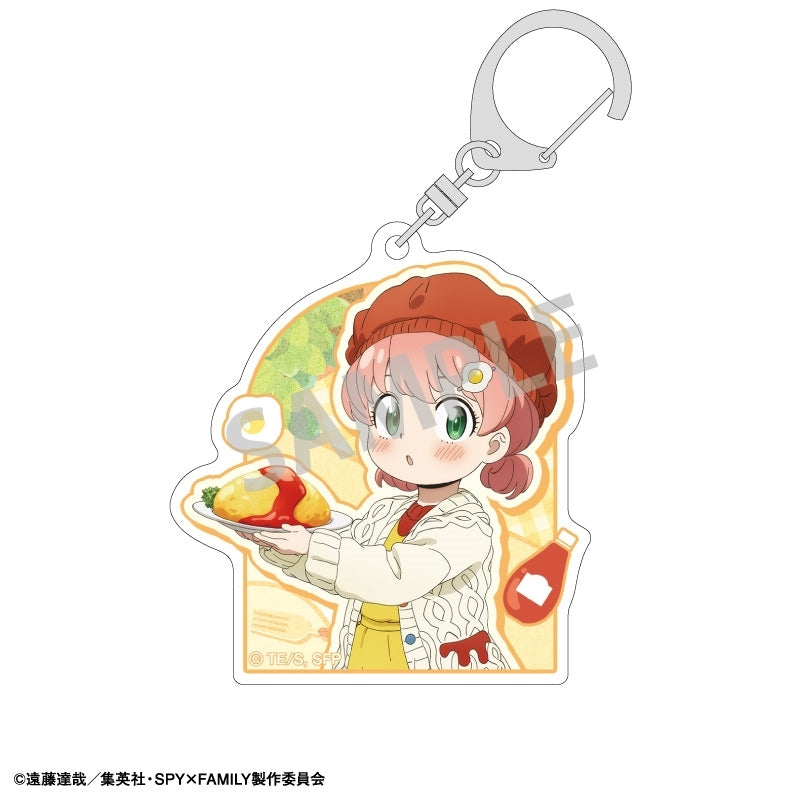(1BOX=6)(Goods - Keychain) SPY x FAMILY Trading Acrylic Keychain/Food