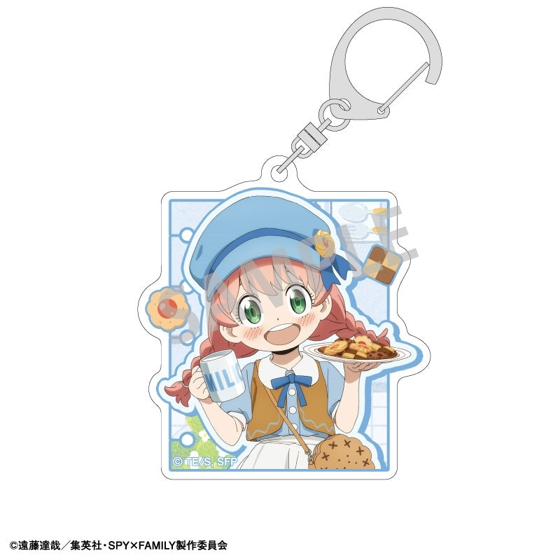 (1BOX=6)(Goods - Keychain) SPY x FAMILY Trading Acrylic Keychain/Food