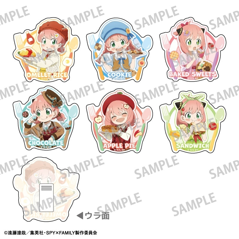 (1BOX=6)(Goods - Clip) SPY x FAMILY Trading Acrylic Clip/Food