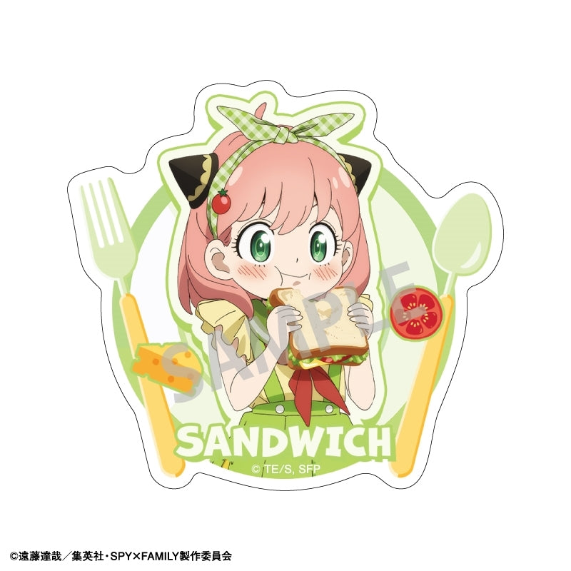 (1BOX=6)(Goods - Clip) SPY x FAMILY Trading Acrylic Clip/Food