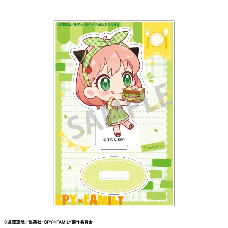 (Goods - Acrylic Stand) SPY x FAMILY Mini Acrylic Stand Sandwich/Food Exclusive Art