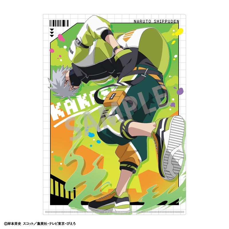 (Goods - Clear File) NARUTO Shippuden A4 Single Clear File Kakashi Hatake/Parkour