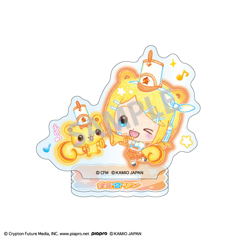 (Goods - Acrylic Stand) Hatsune Miku x Happy March Mini Acrylic Stand Kagamine Rin