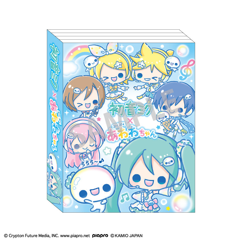 (Goods - Memo Pad) Hatsune Miku x Pukupuku Awawa-chan Patapata Memo