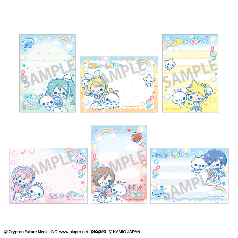 (Goods - Memo Pad) Hatsune Miku x Pukupuku Awawa-chan Patapata Memo