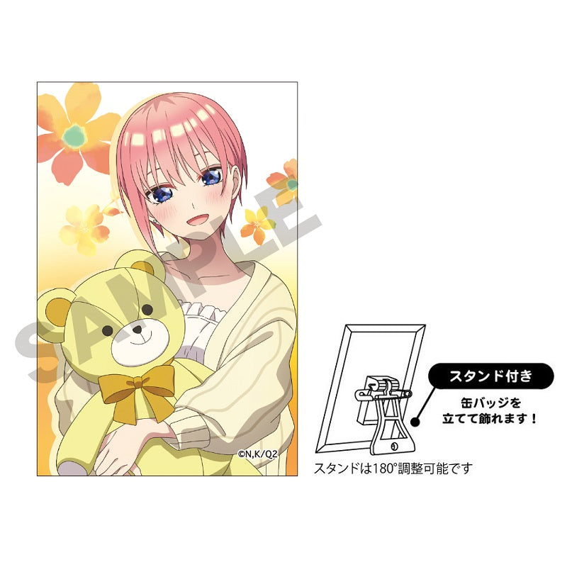 (Goods - Badge) The Quintessential Quintuplets∬ Art Button Badge Ichika Nakano (Plush)