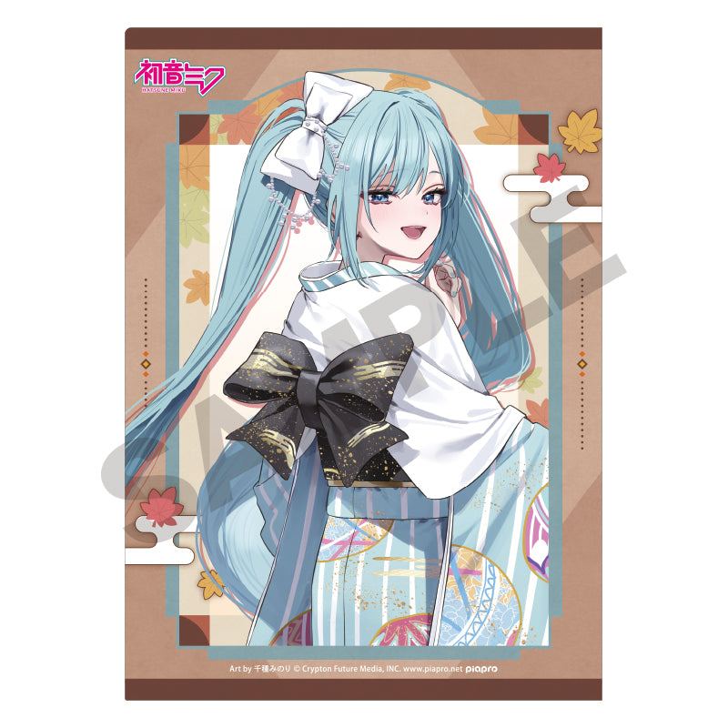 (Goods - Clear File) Hatsune Miku Single Clear File Hatsune Miku Looking Back