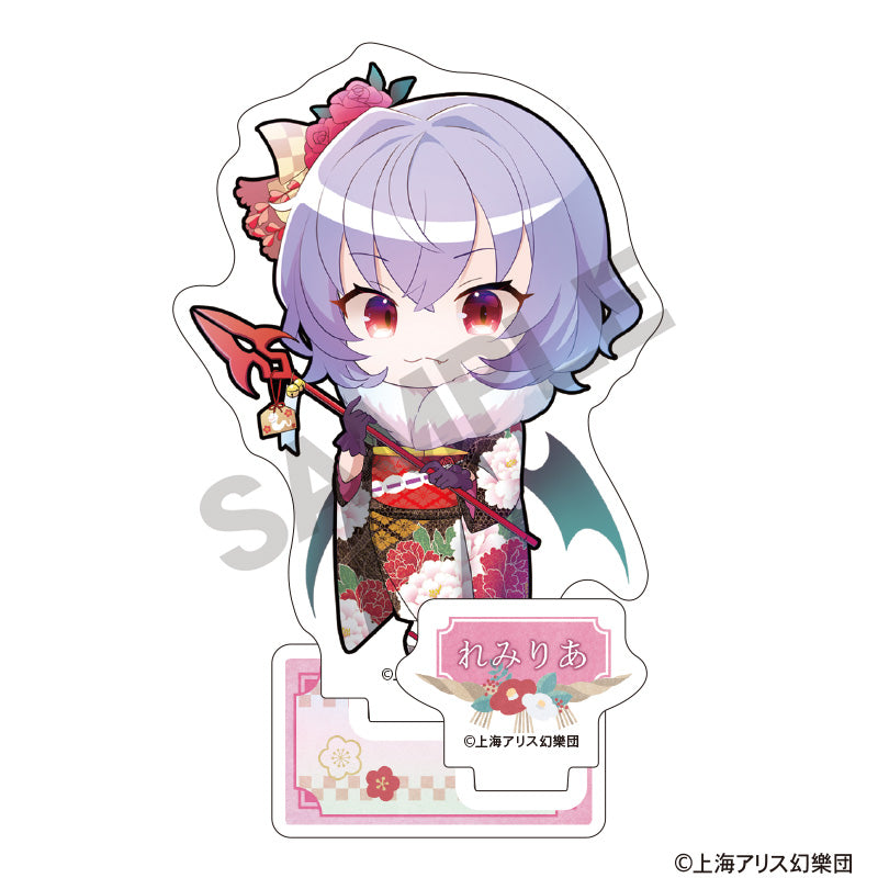 (Goods - Stand Pop) Touhou Project Acrylic Stand Remilia Scarlet Chibi Hakurei Shrine First Visit of the New Year Incident