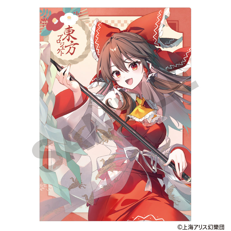 (Goods - Clear File) Touhou Project Single Clear File Reimu Hakurei Hakurei Shrine First Visit of the New Year Incident