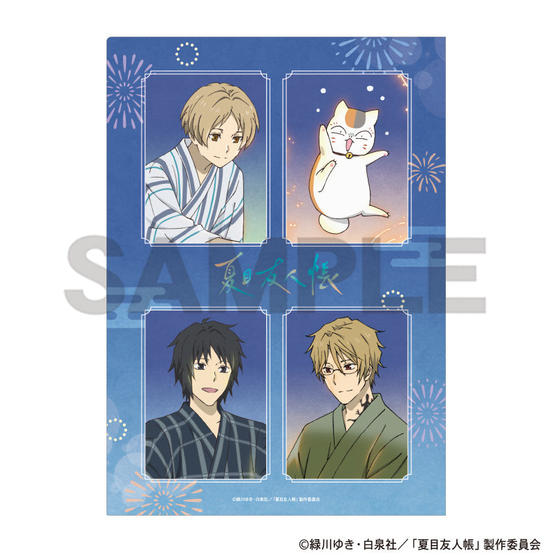 (Goods - Clear File) Natsume's Book of Friends (Natsume Yuujinchou) Single Clear File Firework Vertical