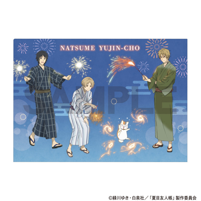 (Goods - Clear File) Natsume's Book of Friends (Natsume Yuujinchou) Single Clear File Firework Width