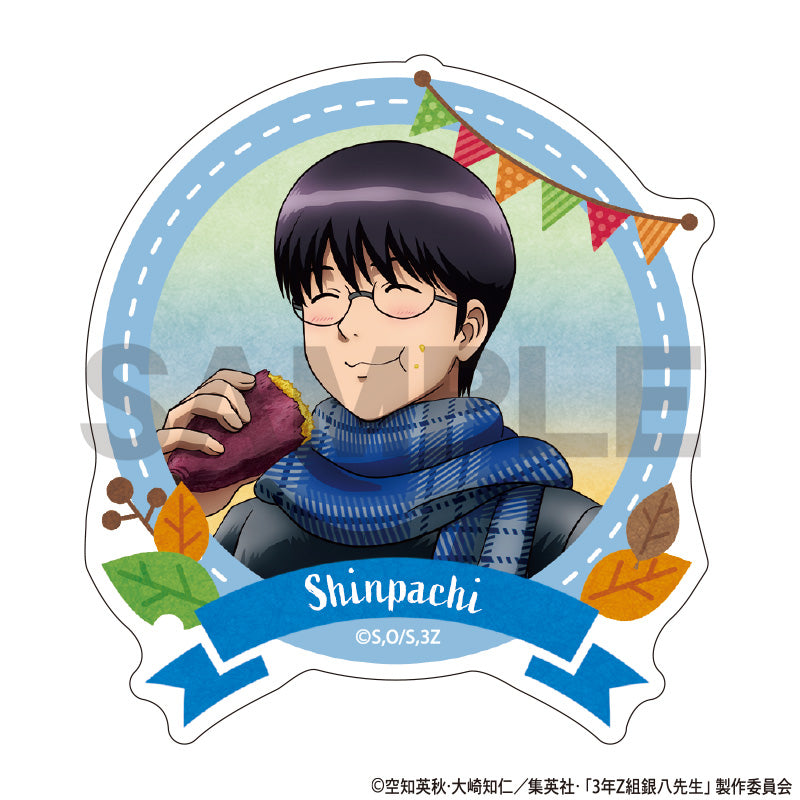 (Goods - Clip) 3-Z GINPACHI SENSEI Acrylic Clip Shinpachi Shimura (Baked sweet potato)
