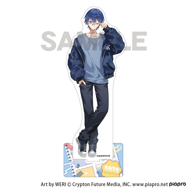 (Goods - Acrylic Stand) Hatsune Miku Acrylic Stand KAITO Glasses Style