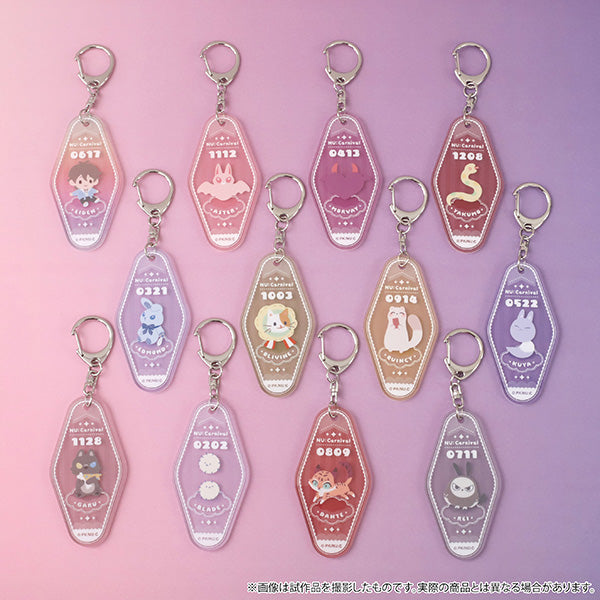 (Goods - Key Chain) NU: Carnival [Space A la mode] Room Key Style Key Chain Aster