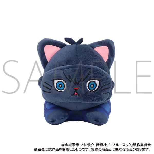 (Goods - Plush) Blue Lock Season 2 withCAT Plush With Eye Mask - Nesoberi - Yoichi Isagi