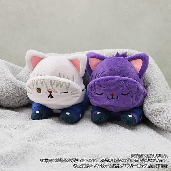 (Goods - Plush) Blue Lock Season 2 withCAT Plush With Eye Mask - Nesoberi - Yoichi Isagi