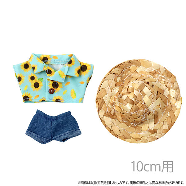 (Goods - Figure Accessory) Non-Character Original Petit la vie Aloha Coordinate Set - Blue for 10cm Plush