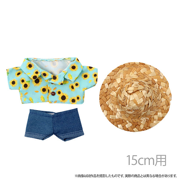 (Goods - Figure Accessory) Non-Character Original Petit la vie Aloha Coordinate Set - Blue for 15cm Plush