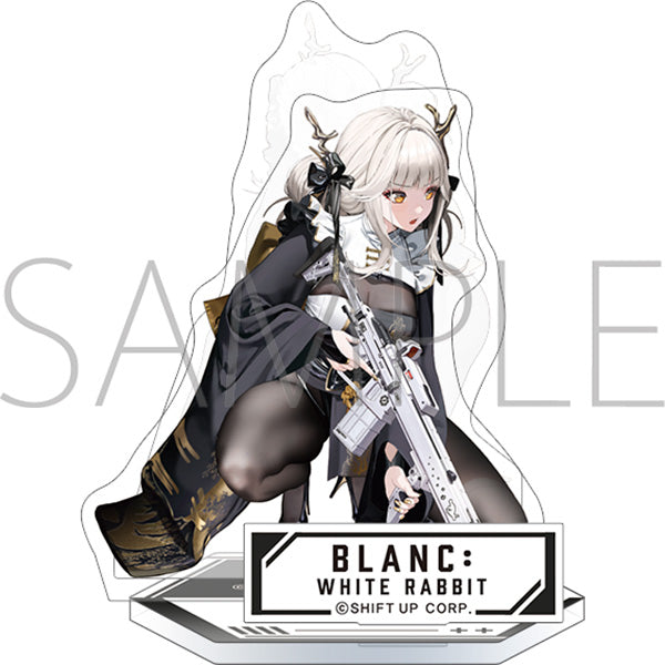 (Goods - Stand Pop) GODDESS OF VICTORY: NIKKE Adorable from Behind Acrylic Stand Blanc: White Rabbit