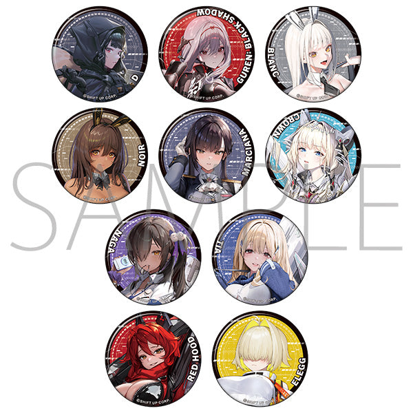 (1BOX=10)(Goods - Badge) GODDESS OF VICTORY: NIKKE Chara Badge Collection Vol.3