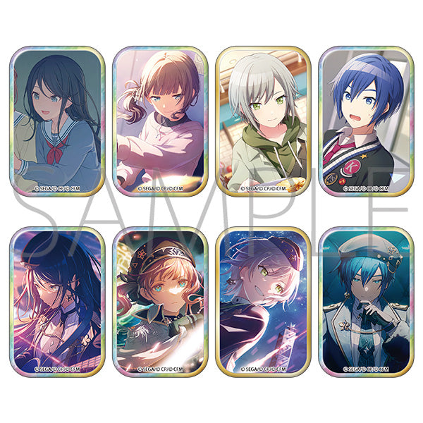 (1BOX=8)(Goods - Badge) Hatsune Miku: Colorful Stage! Square Badge Collection Vol.43 B